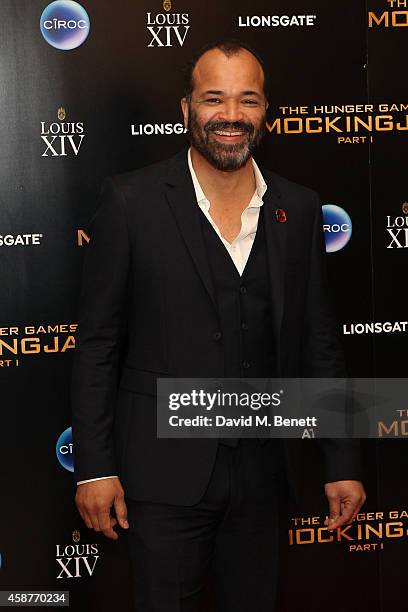 Jeffrey Wright attends an after party following the World Premiere of "The Hunger Games: Mockingjay Part 1" at Victoria House on November 10, 2014 in...