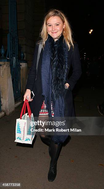 Amber Atherton attends the launch of Skate at Somerset House on November 10, 2014 in London, England.