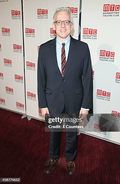 Donald Margulies attends the Manhattan Theatre Club 2014 Fall Benefit at Frederick P. Rose Hall, Jazz at Lincoln Center on November 10, 2014 in New...