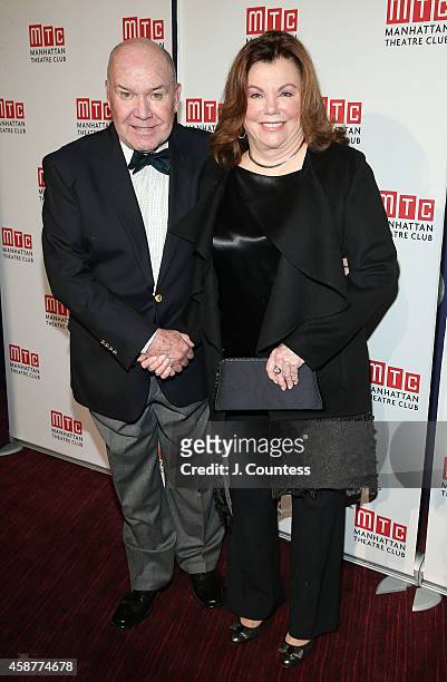 Jack O' Brien and Marsha Mason attend the Manhattan Theatre Club 2014 Fall Benefit at Frederick P. Rose Hall, Jazz at Lincoln Center on November 10,...