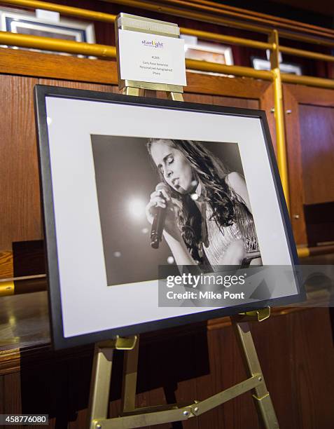 General view of atmosphere at the Starlight Children's Foundation 25th Annual Sports Auction at Hard Rock Cafe - Times Square on November 10, 2014 in...