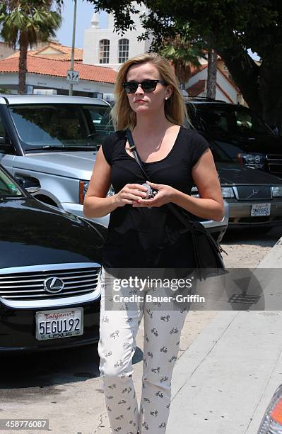 Reese Witherspoon is seen on July 18, 2013 in Los Angeles, California.