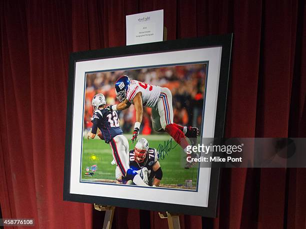 General view of atmosphere at the Starlight Children's Foundation 25th Annual Sports Auction at Hard Rock Cafe - Times Square on November 10, 2014 in...
