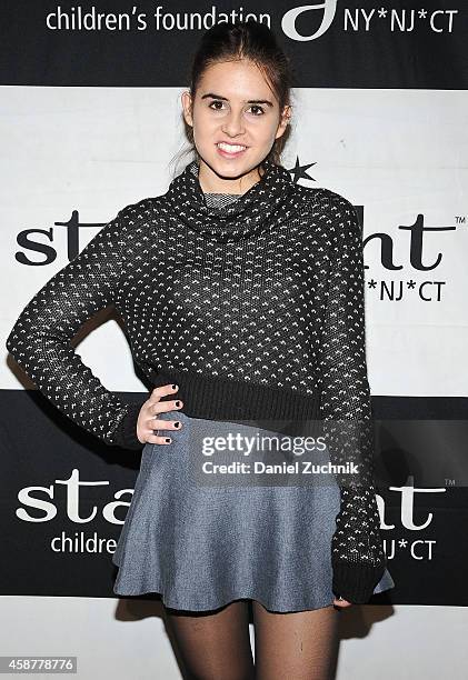 Singer Carly Rose Sonenclar attends the Starlight Children's Foundation 25th Annual Sports Auction at Hard Rock Cafe - Times Square on November 10,...