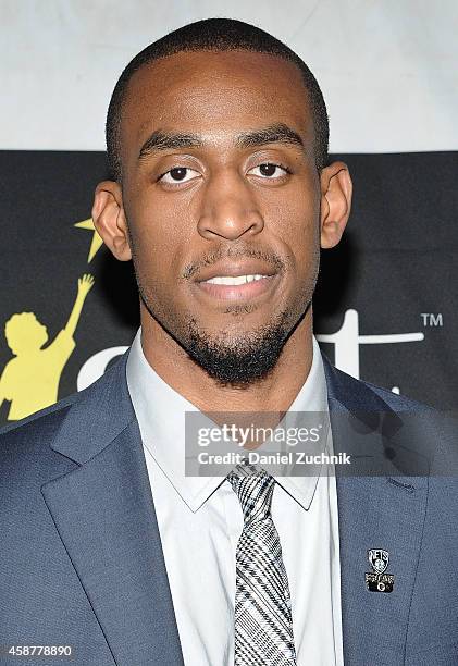 Markel Brown attends the Starlight Children's Foundation 25th Annual Sports Auction at Hard Rock Cafe - Times Square on November 10, 2014 in New York...