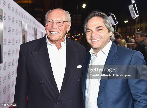 Producer Irwin Winkler and President of Paramount Film Group Adam Goodman attend the screening of "The Gambler" during the AFI FEST 2014 presented by...