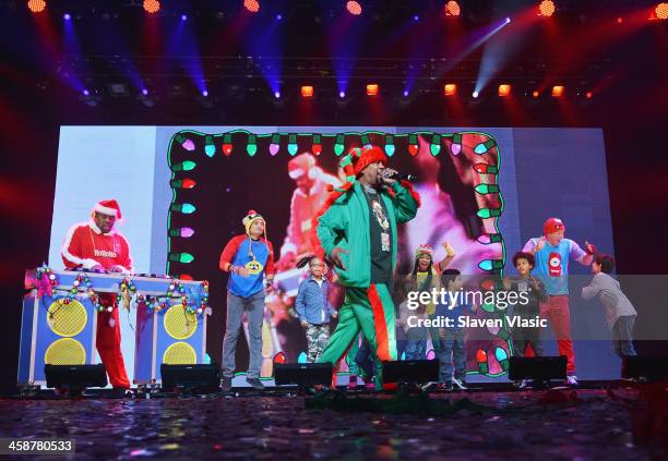 Rapper Biz Markie performs at "Yo Gabba Gabba! Live!" at The Beacon Theatre on December 21, 2013 in New York City.