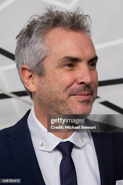 Director Alfonso Cuaron attends the Museum of Modern Art Film Benefit's Tribute To Alfonso Cuaron at Museum of Modern Art on November 10, 2014 in New...