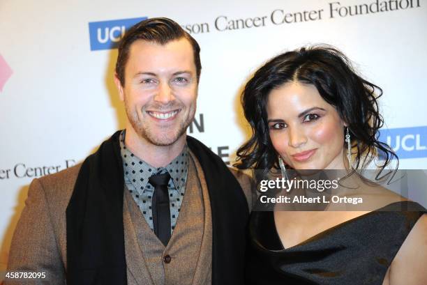 Actor Dan Feurriegel and actress Katrina Law attend TJ Scott's "In The Tub" Book Party Launch to benefit UCLA's Jonsson Cancer Center for Breast...