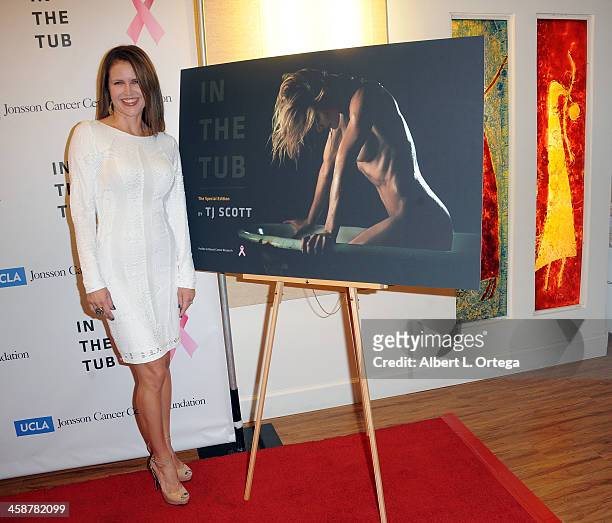 Actress Laurie Fortier attends TJ Scott's "In The Tub" Book Party Launch to benefit UCLA's Jonsson Cancer Center for Breast Research hosted by...
