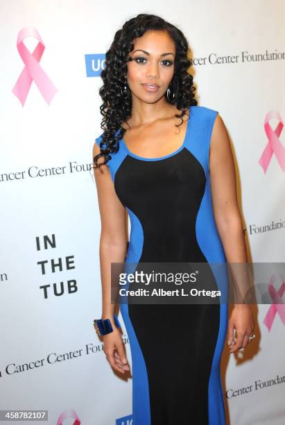 Actress Mishael Morgan attends TJ Scott's "In The Tub" Book Party Launch to benefit UCLA's Jonsson Cancer Center for Breast Research hosted by...
