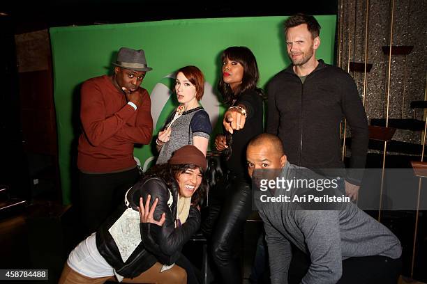 Actors Wayne Brady, Felicia Day, Aisha Tyler, Joel McHale, Michelle Rodriguez, and Donald Faison attend HaloFest at The Avalon in Los Angeles, CA, on...