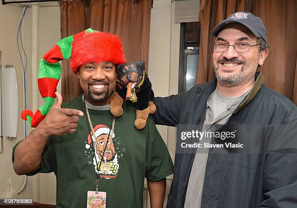 Cool V and Robert Smigel, voice behind Triumph, the Insult Comic Dog attend "Yo Gabba Gabba! Live!" at The Beacon Theatre on December 21, 2013 in New...