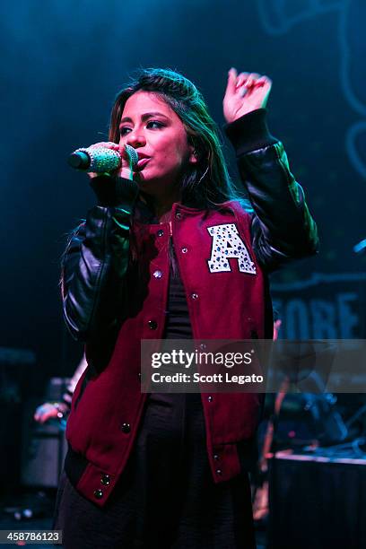 Ally Brooke of Fifth Harmony performs at the 2013AMP 98.7 Kringle Jingle at The Fillmore on December 15, 2013 in Detroit, Michigan.