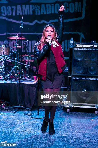 Ally Brooke of Fifth Harmony performs at the 2013AMP 98.7 Kringle Jingle at The Fillmore on December 15, 2013 in Detroit, Michigan.