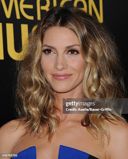 Actress Dawn Olivieri arrives at the Los Angeles Premiere 'American Hustle' at Directors Guild Theatre on December 3, 2013 in West Hollywood,...