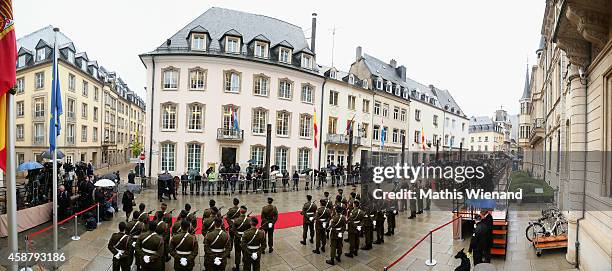 General view during a one-day official visit by the Spanish Royals on November 11, 2014 in Luxembourg, Luxembourg.