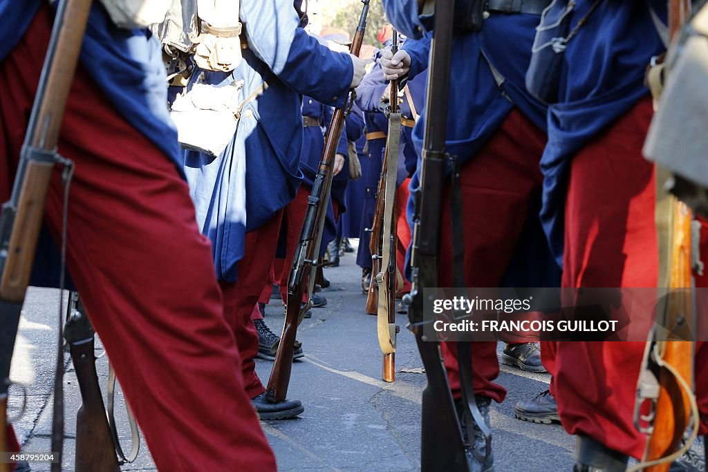 FRANCE-HISTORY-WWI-REENACTMENT