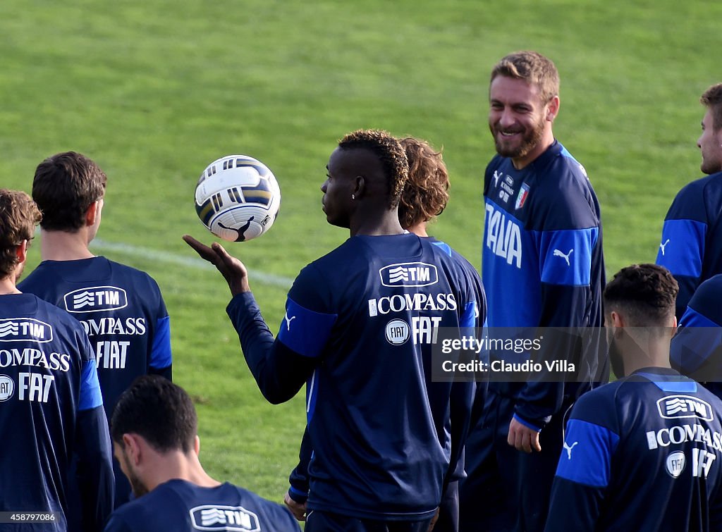 Italy Training Session And Press Conference