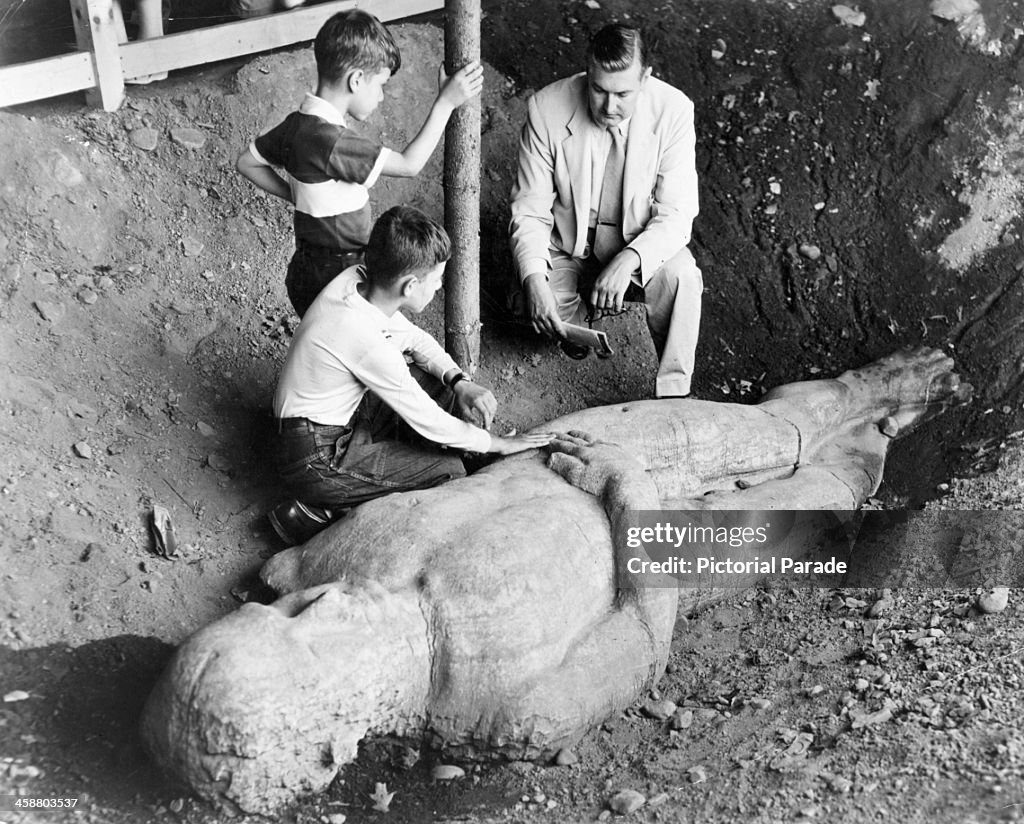 The Cardiff Giant In Cooperstown, New York