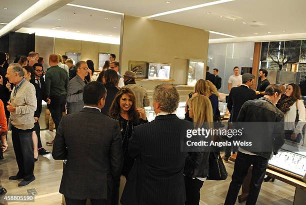 General view of atmosphere at the in-store event hosted by David Yurman with Jarret Stoll to celebrate the launch of The Men's Forged Carbon...