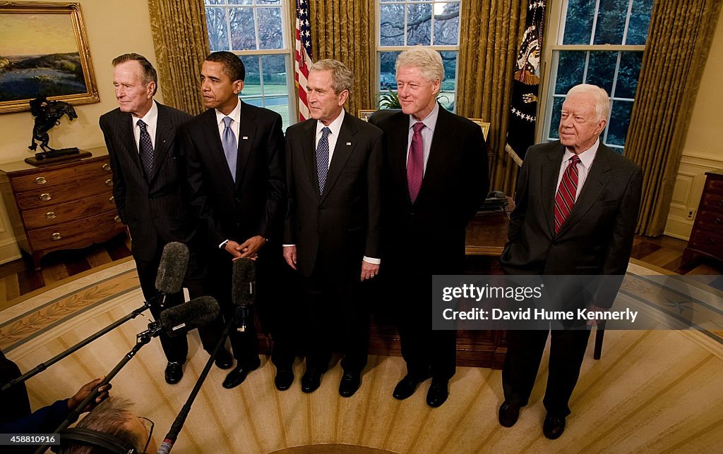 US Presidents At The White House