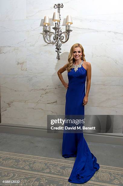 Katherine Jenkins poses during I CAN 'Million Lost Voices Appeal' gala concert and dinner at The Savoy Hotel on November 11, 2014 in London, England.