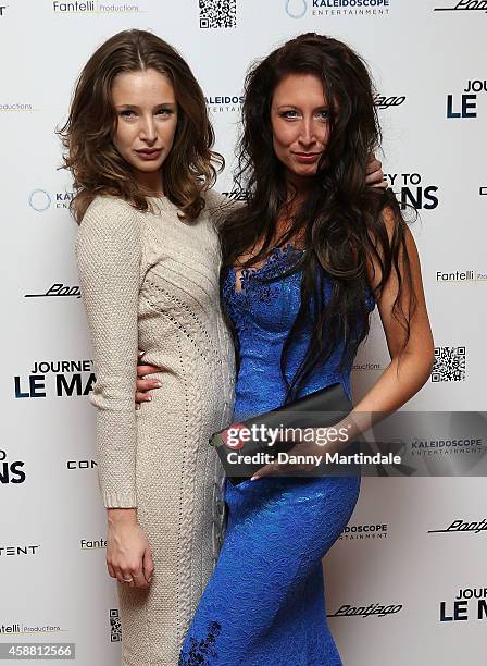 Emily Agnes and Director Charlotte Fantelli attends the UK Premiere of "Journey To Le Mans" at Vue Leicester Square on November 11, 2014 in London,...