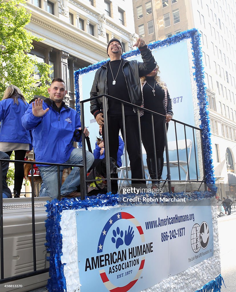 America Salutes Four-Legged Military Heroes During 2014 Veterans Day Parade