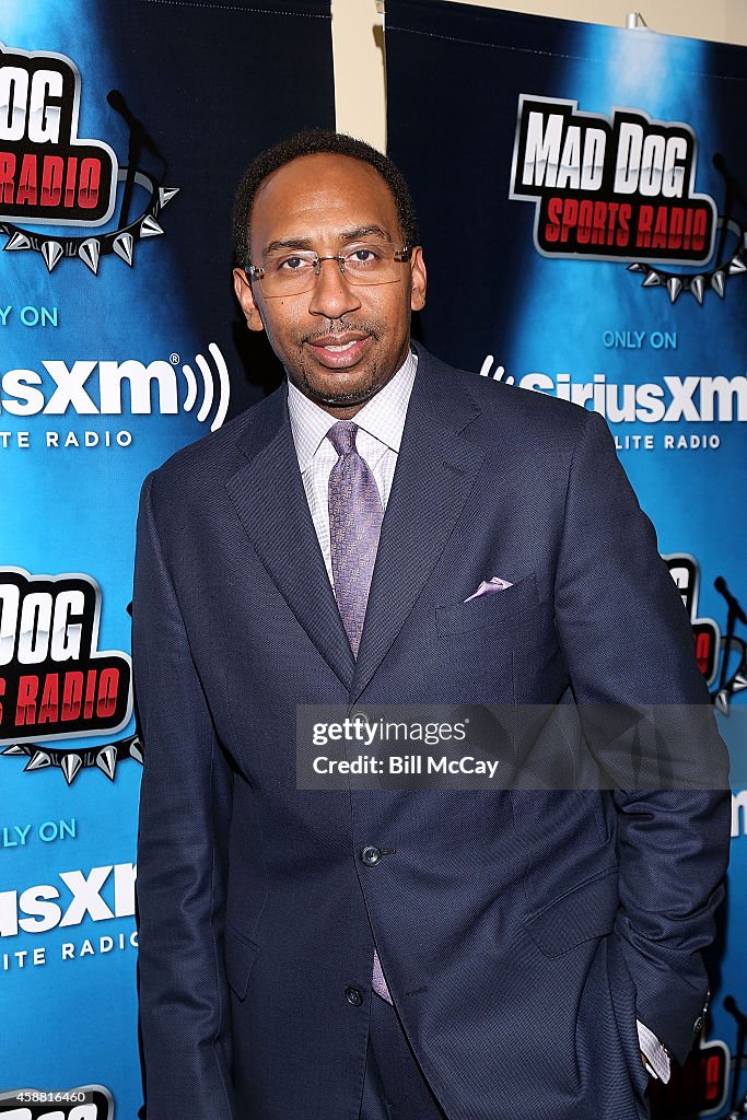 Stephen A. Smith Hosts SiriusXM Show From Wharton