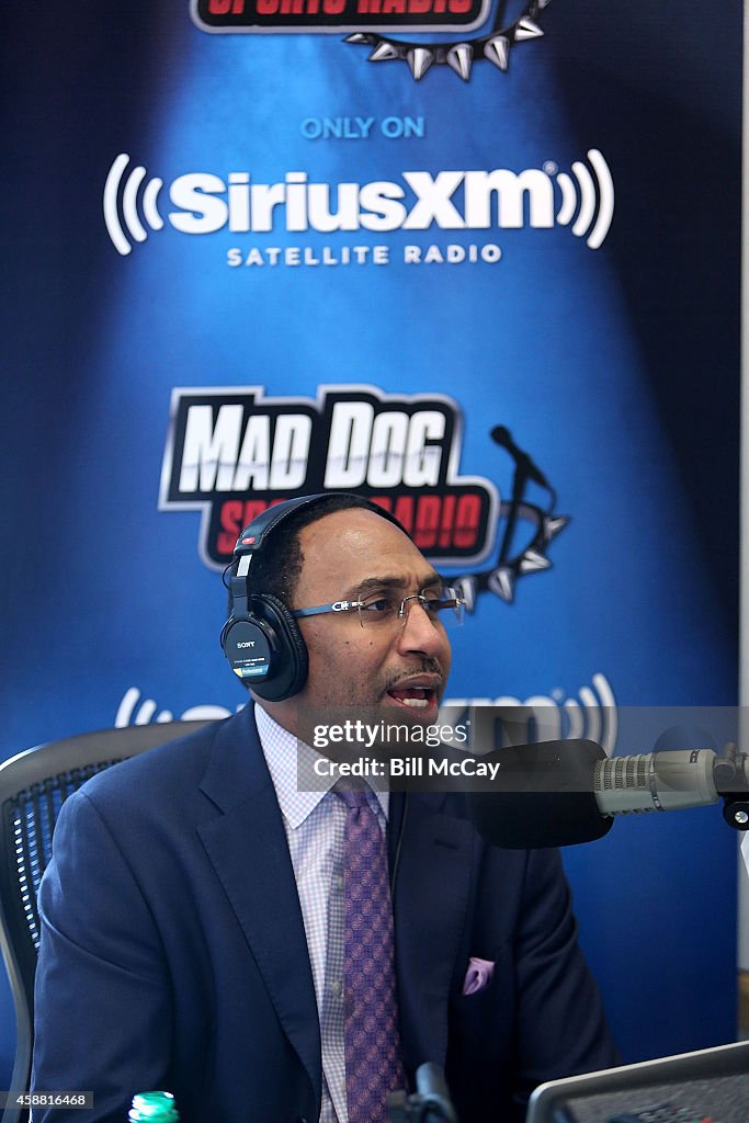 Stephen A. Smith Hosts SiriusXM Show From Wharton