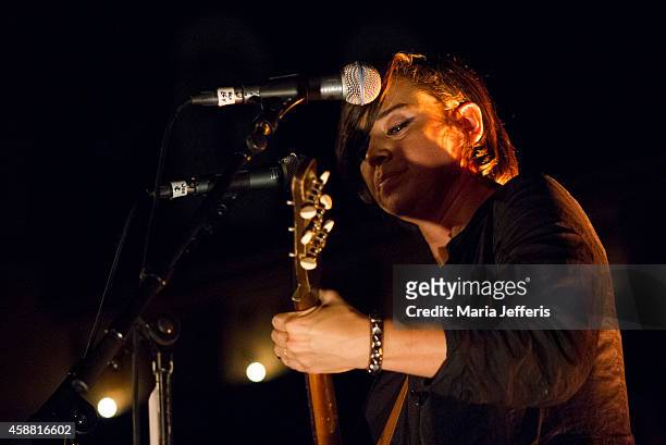 Chan Marshall of Cat Power performs on stage at the Union Chapel on November 11, 2014 in London, United Kingdom