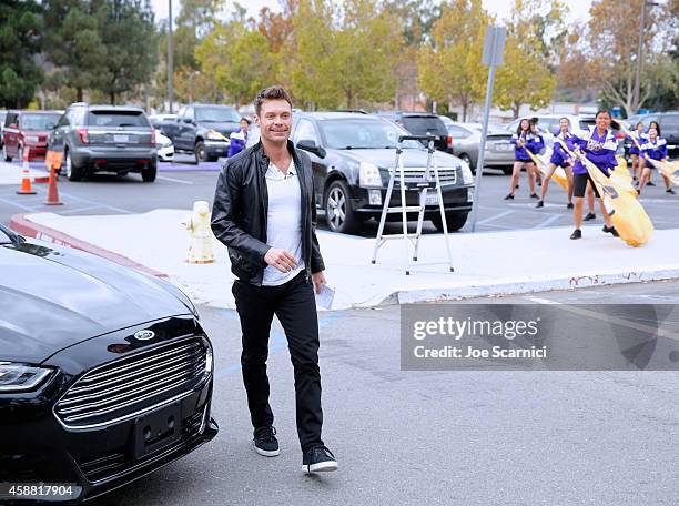 Tv personality Ryan Seacrest at the Ford Drive 4UR School Event with Ryan Seacrest, The Recording Academy and GRAMMY Foundation at Diamond Bar High...