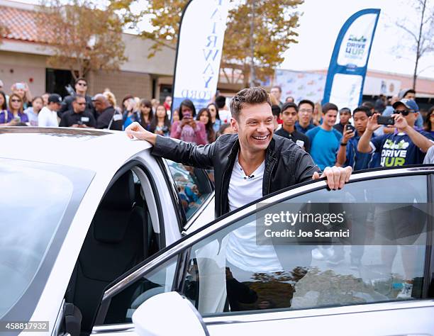 Tv personality Ryan Seacrest at the Ford Drive 4UR School Event with Ryan Seacrest, The Recording Academy and GRAMMY Foundation at Diamond Bar High...