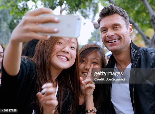 Tv personality Ryan Seacrest at the Ford Drive 4UR School Event with Ryan Seacrest, The Recording Academy and GRAMMY Foundation at Diamond Bar High...