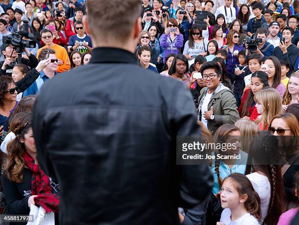 Tv personality Ryan Seacrest at the Ford Drive 4UR School Event with Ryan Seacrest, The Recording Academy and GRAMMY Foundation at Diamond Bar High...