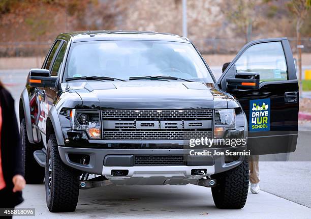 General view of the atmosphere at the Ford Drive 4UR School Event with Ryan Seacrest, The Recording Academy and GRAMMY Foundation at Diamond Bar High...