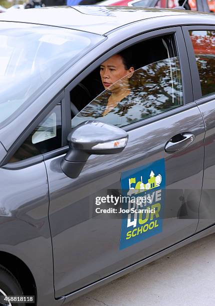 General view of the atmosphere at the Ford Drive 4UR School Event with Ryan Seacrest, The Recording Academy and GRAMMY Foundation at Diamond Bar High...