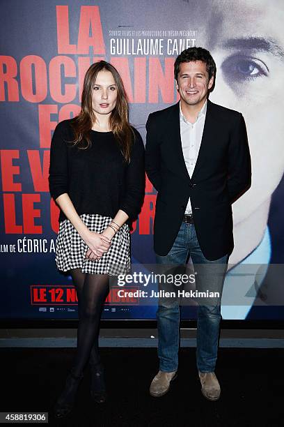 Ana Girardot and Guillaume Canet attend 'La Prochaine Fois, Je Viserai Le Coeur' Paris Premiere at UGC Cine Cite Bercy on November 11, 2014 in Paris,...