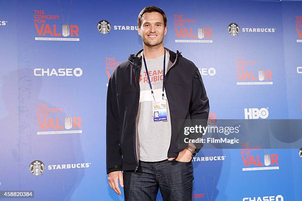 Co-Founder and Chief Executive Officer of Team Rubicon Jake Wood attends "The Concert For Valor" at The National Mall on November 11, 2014 in...