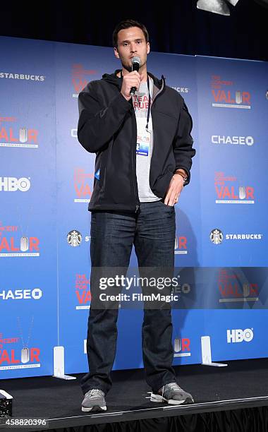 Co-Founder and Chief Executive Officer of Team Rubicon Jake Wood attends "The Concert For Valor" at The National Mall on November 11, 2014 in...