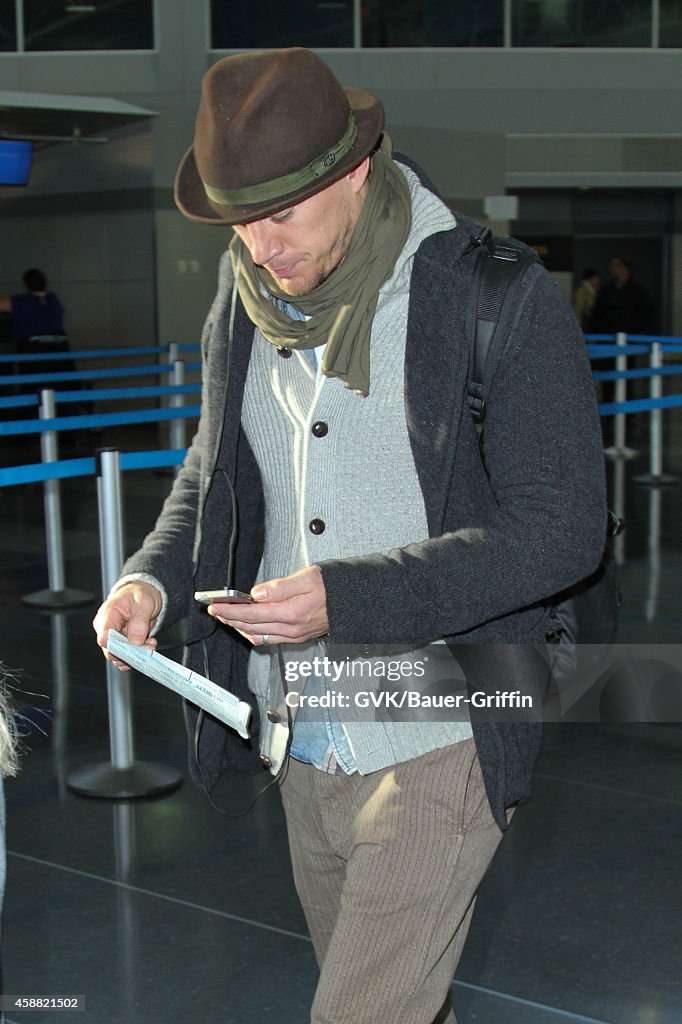 Celebrity Sightings In New York - November 11, 2014