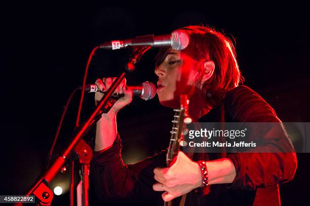 Chan Marshall of Cat Power performs on stage at the Union Chapel on November 11, 2014 in London, United Kingdom