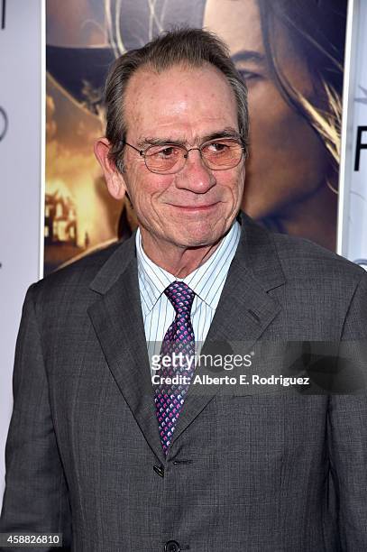 Filmmaker Tommy Lee Jones attends the screening of "The Homesman" during AFI FEST 2014 presented by Audi at Dolby Theatre on November 11, 2014 in...