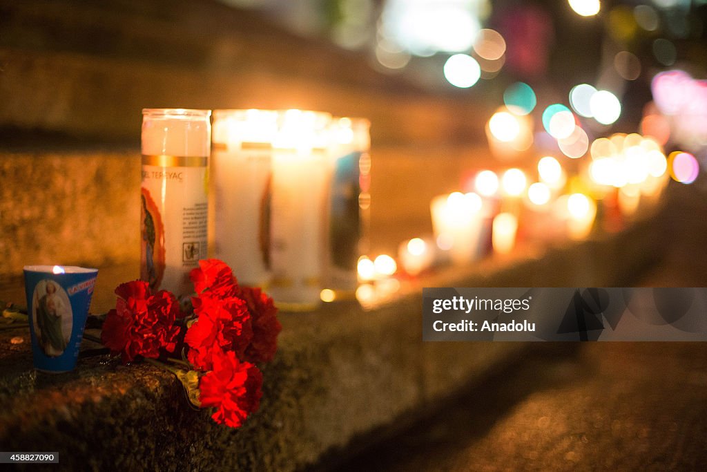 Protest for missing students in Iguala