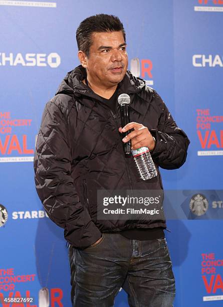 Comedian George Lopez attends "The Concert For Valor" at The National Mall on November 11, 2014 in Washington, DC.