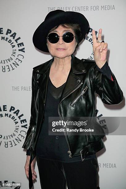 Yoko Ono attends the Paley Center For Media Presents: An Evening With Yoko Ono at Paley Center For Media on November 11, 2014 in New York City.