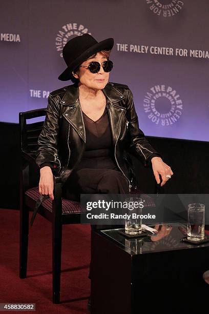 Yoko Ono attends the Paley Center For Media Presents: An Evening With Yoko Ono at Paley Center For Media on November 11, 2014 in New York City.