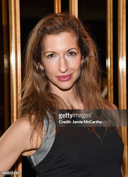 Alysia Reiner attends the Details, Brooks Brothers & Patron with The Cinema Society screening of Sony Pictures Classics' "Foxcatcher" after party on...