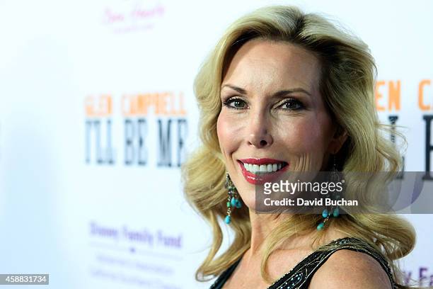 Kim Campbell attends the Premiere of "Glen Campbell... I'll Be Me" at Pacific Design Center on November 11, 2014 in West Hollywood, California.